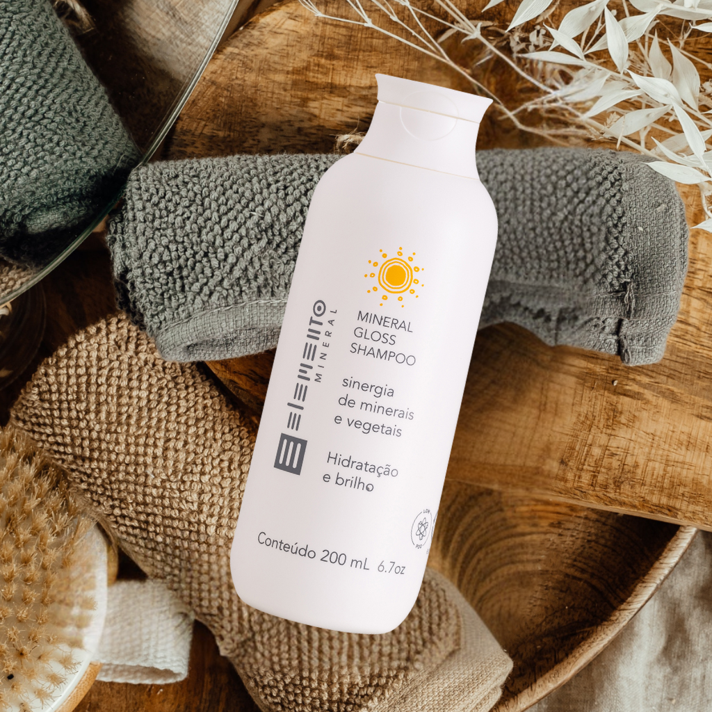Shampoo Mineral Gloss Hidratação e Brilho 200ml